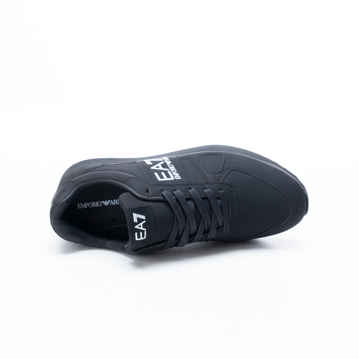 Men Premium Leather Black Everyday Sneakers