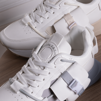 White Everyday Statement Sneakers