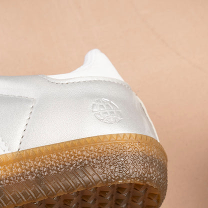 Metallic Retro Street Samba Sneakers