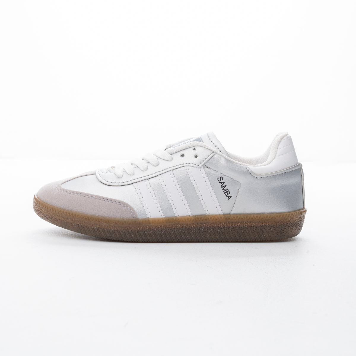 Metallic Retro Street Samba Sneakers