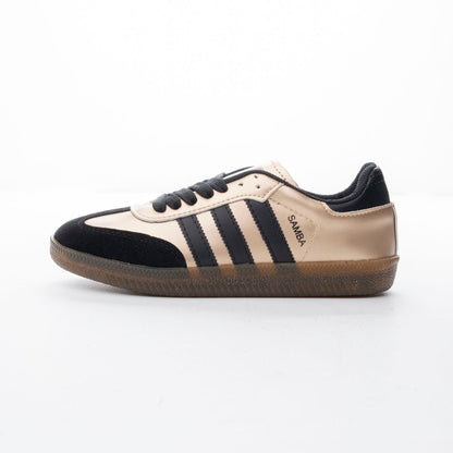 Metallic Retro Street Samba Sneakers