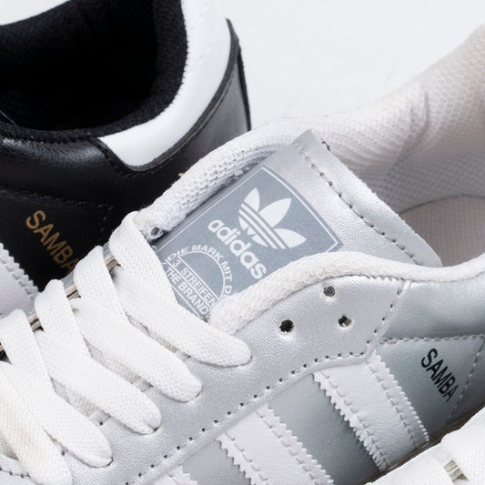 Metallic Retro Street Samba Sneakers