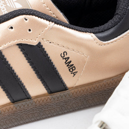Metallic Retro Street Samba Sneakers